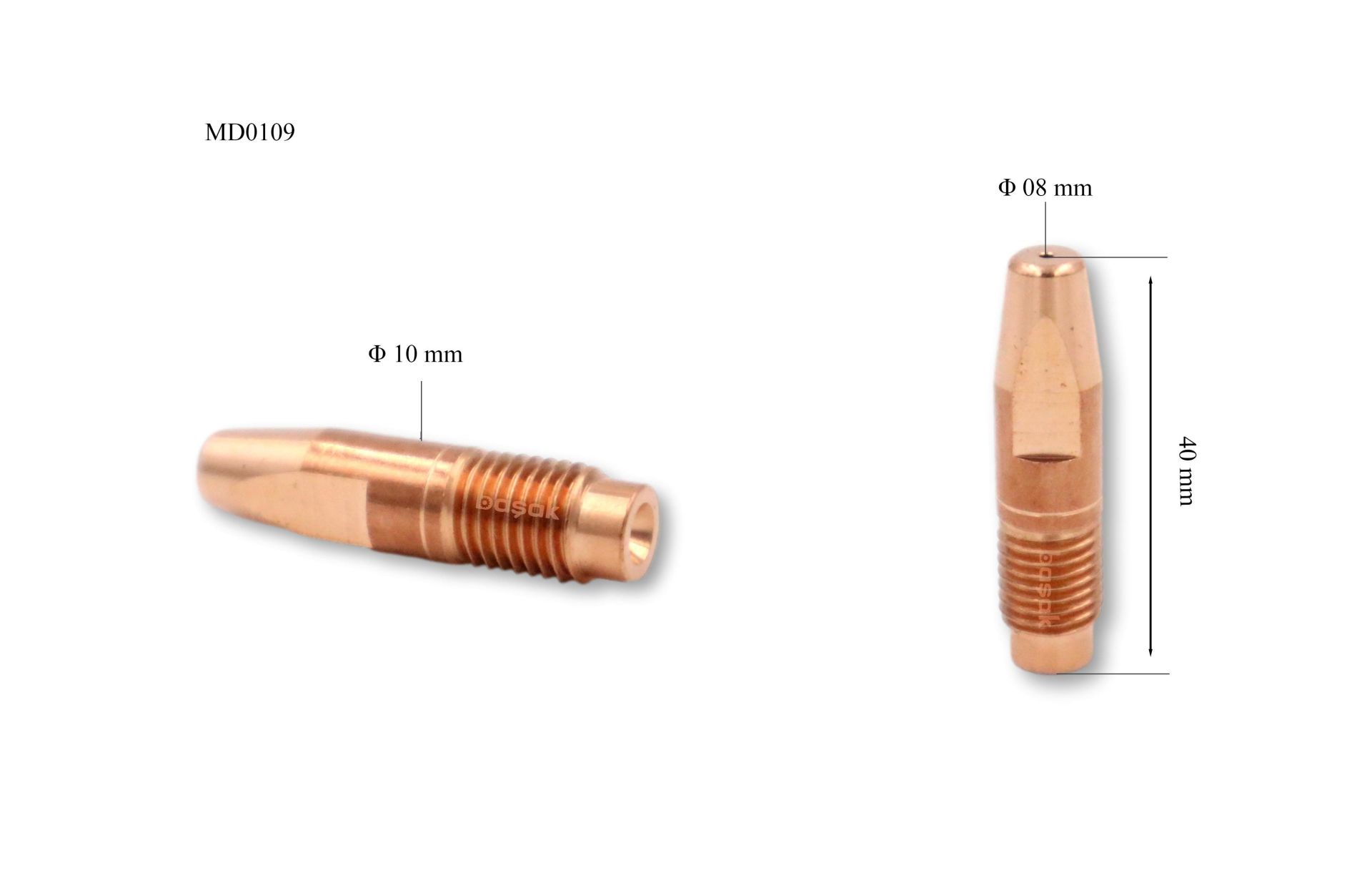 M10 0,8 mm Fronius Tip Kontak Meme Zirkonyumlu MD0109-78 Trafimet