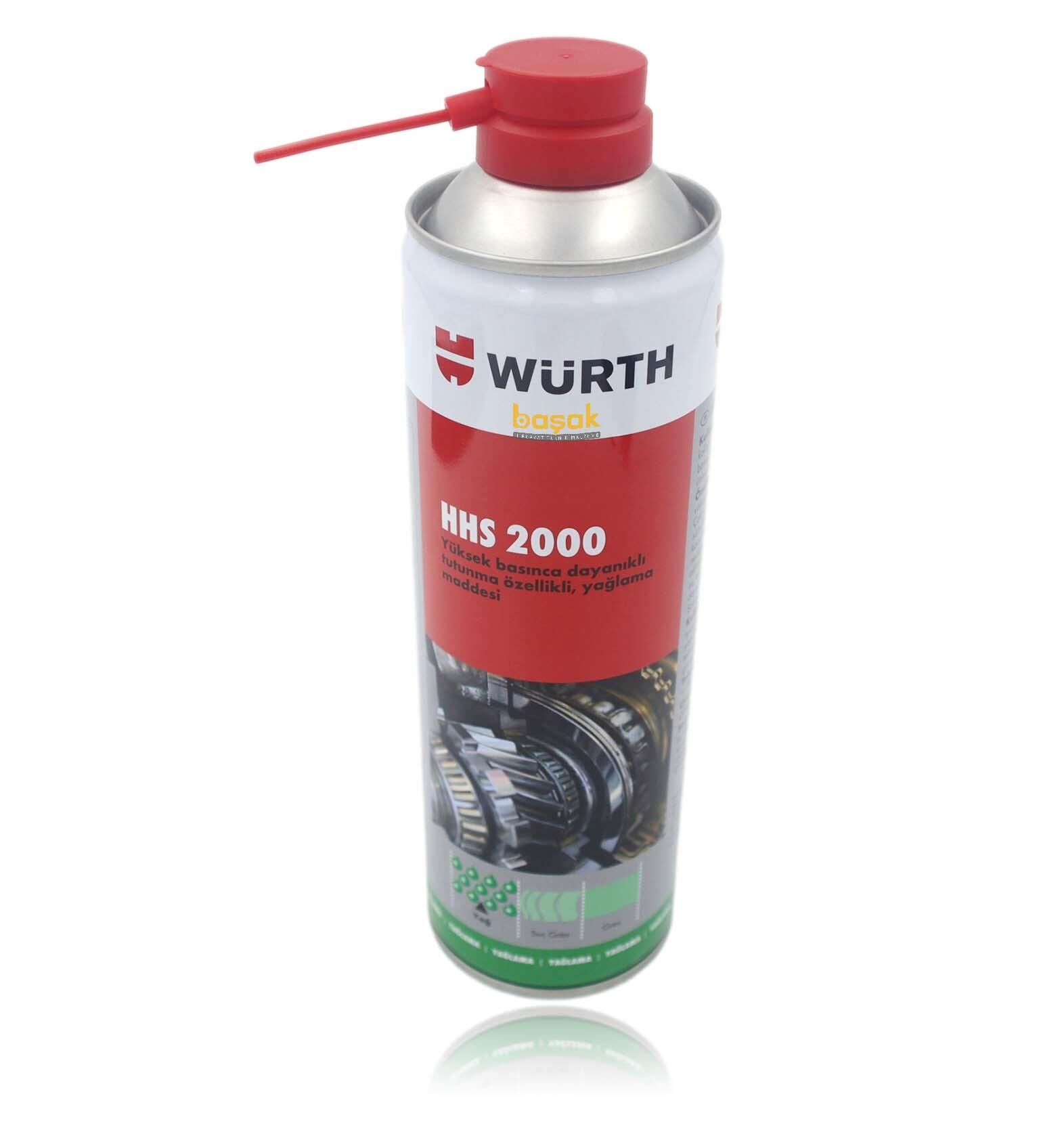 Würth Hhs 2000 Tutunma Özellikli Yağlayıcı Sıvı Gres 500ml 00893106