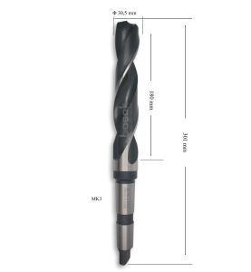 MTE 30,5 mm Mors Konik Saplı Matkap Ucu HSS (DIN 345)