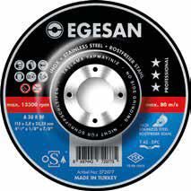 Egesan  115*3*22 İnox Kesme Taşı