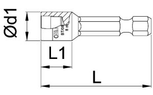 Ceta Form 5 x 42 mm Manyetik Lokma BT/0542