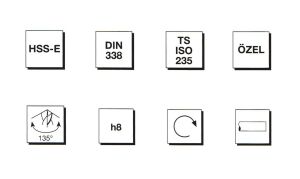 MTE 14,5 mm Paslanmaz Matkap Ucu Altın Seri HSS-E DIN 338