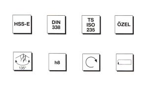 MTE 4,5 mm Paslanmaz Matkap Ucu Altın Seri HSS-E DIN 338