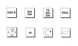 MTE 6,5 mm Paslanmaz Matkap Ucu Altın Seri HSS-E DIN 338