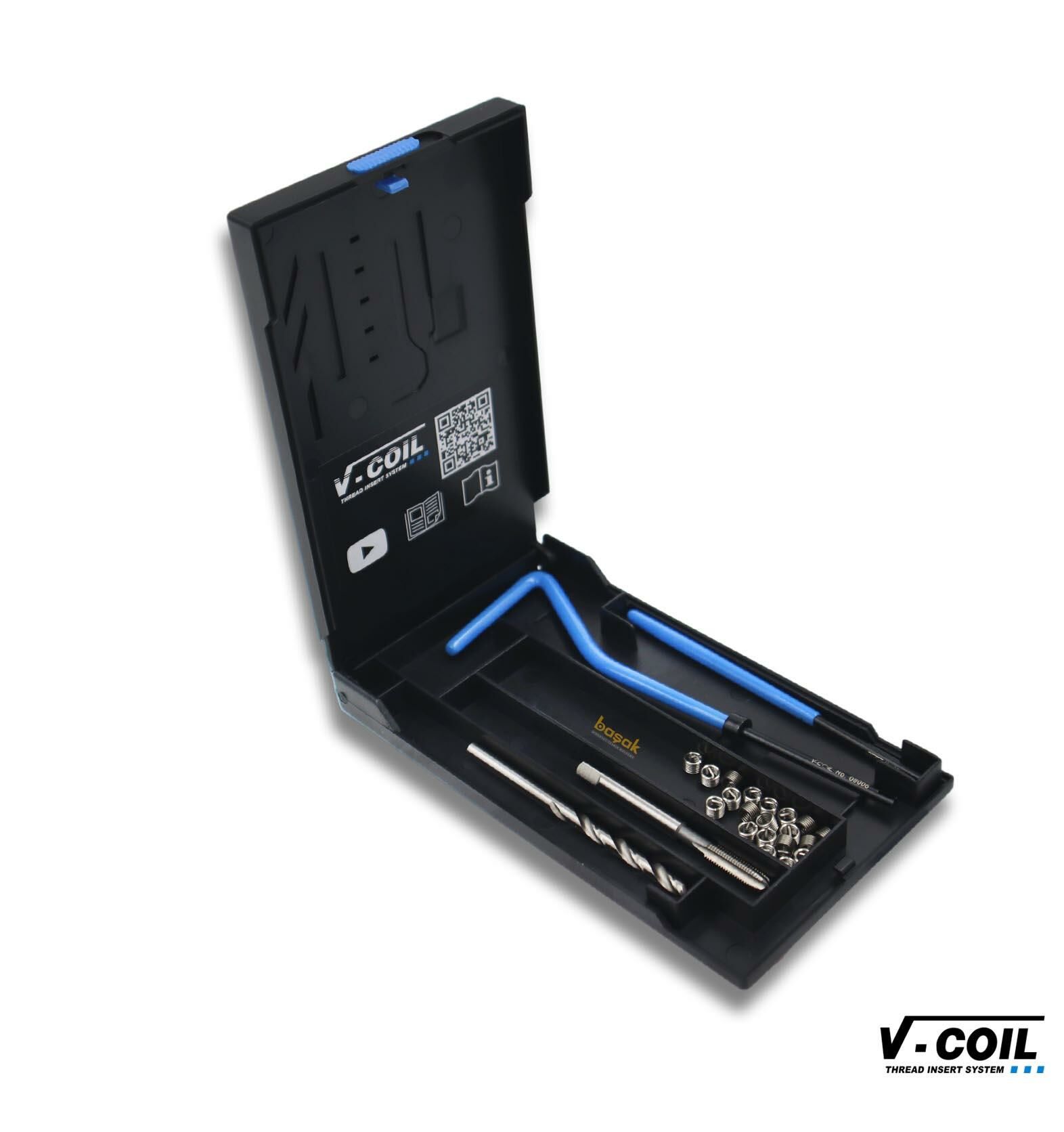 V-Coil M 2,5 x 0,45 Helicoil Tamir Seti Matkap Uçlu 04003