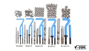 V-Coil M 5-M 12 Helicoil Tamir Seti Matkap Uçlu 04081