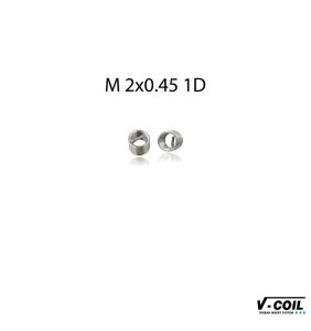 V-Coil M 2x0,4 Tırnaklı 1,0D Helicoil Yay İnox (1 Adet) 07202