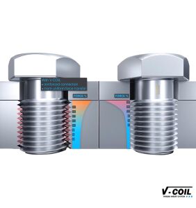 V-Coil M 2x0,4 Tırnaklı 1,0D Helicoil Yay İnox (1 Adet) 07202