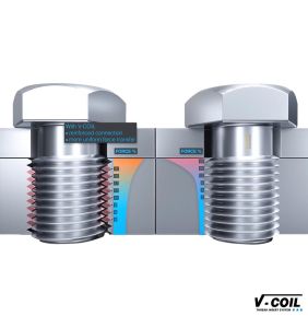 V-Coil M 6x1,0 Tırnaklı 1,0D Helicoil Yay İnox (1 Adet) 07209