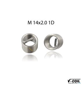 V-Coil M 14x2,0 Tırnaklı 1,0D Helicoil Yay İnox (1 Adet) 07225