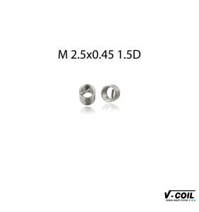 V-Coil M 2,5x0,45 Tırnaklı 1,5D Helicoil Yay İnox (1 Adet) 07304