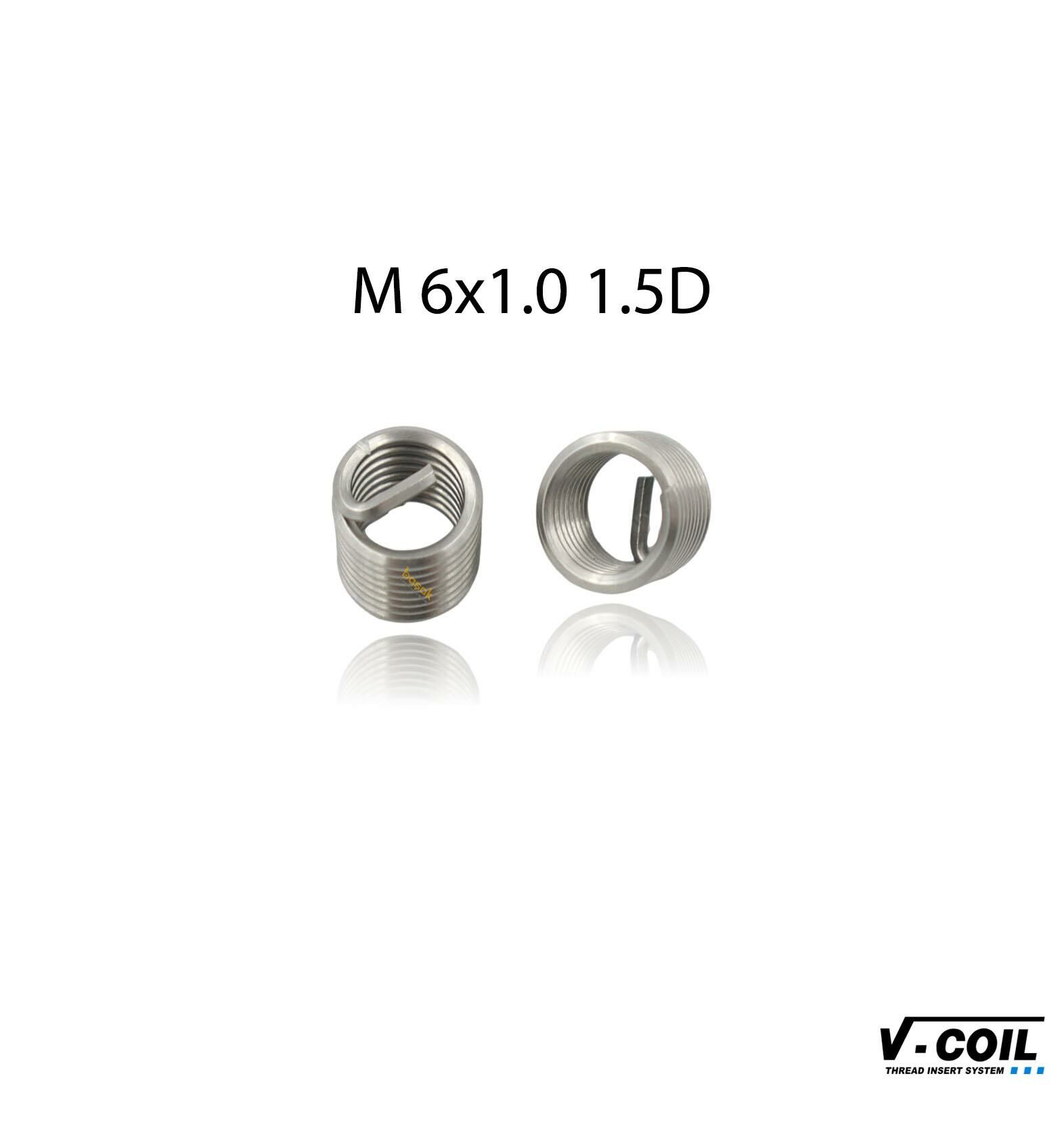 V-Coil M 6x1 Tırnaklı 1,5D Helicoil Yay İnox (1 Adet) 07309