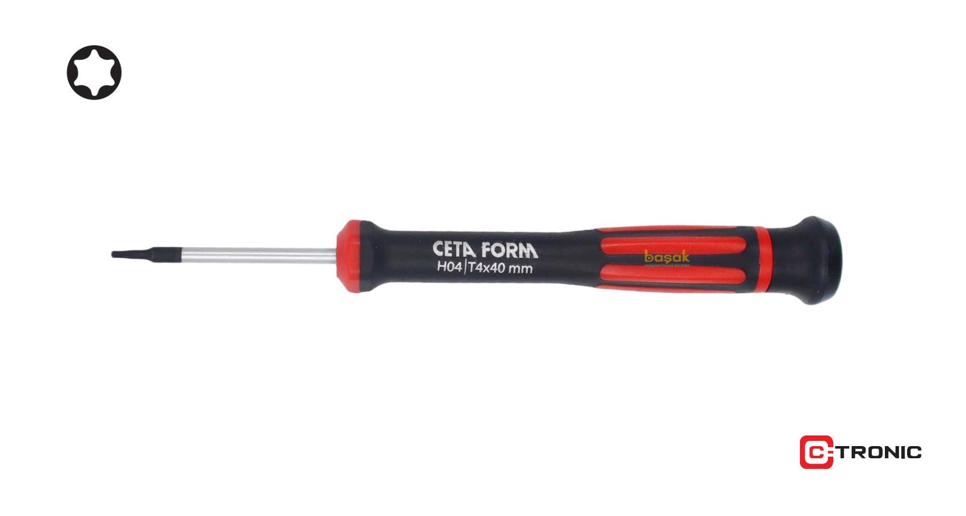 Ceta Form T4 x 40 mm Elektronikçi Torx Tornavida H04-04-040