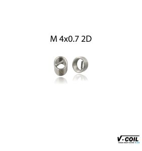 V-Coil M 4x0,7 Tırnaklı 2,0D Helicoil Yay İnox (1 Adet) 07407