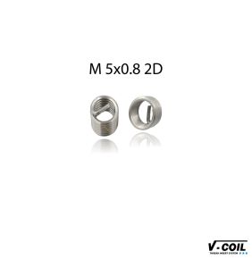V-Coil M 5x0,8 Tırnaklı 2,0D Helicoil Yay İnox (1 Adet) 07408