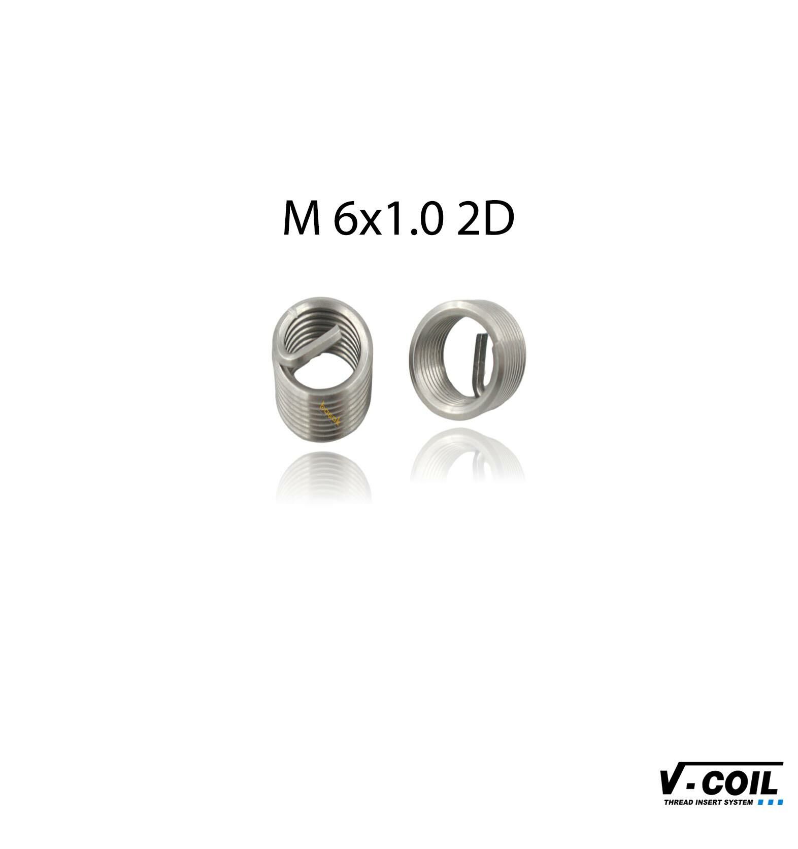 V-Coil M 6x1,0 Tırnaklı 2,0D Helicoil Yay İnox (1 Adet) 07409