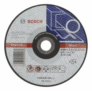Bosch 180x3 mm Expert for Metal Düz 2608600321