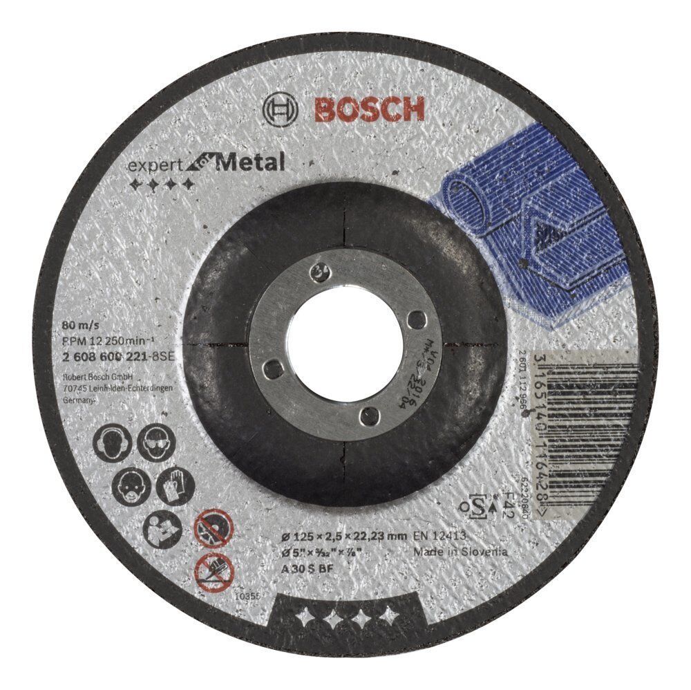 Bosch 125x2,5 mm Expert for Metal Bombeli 2608600221