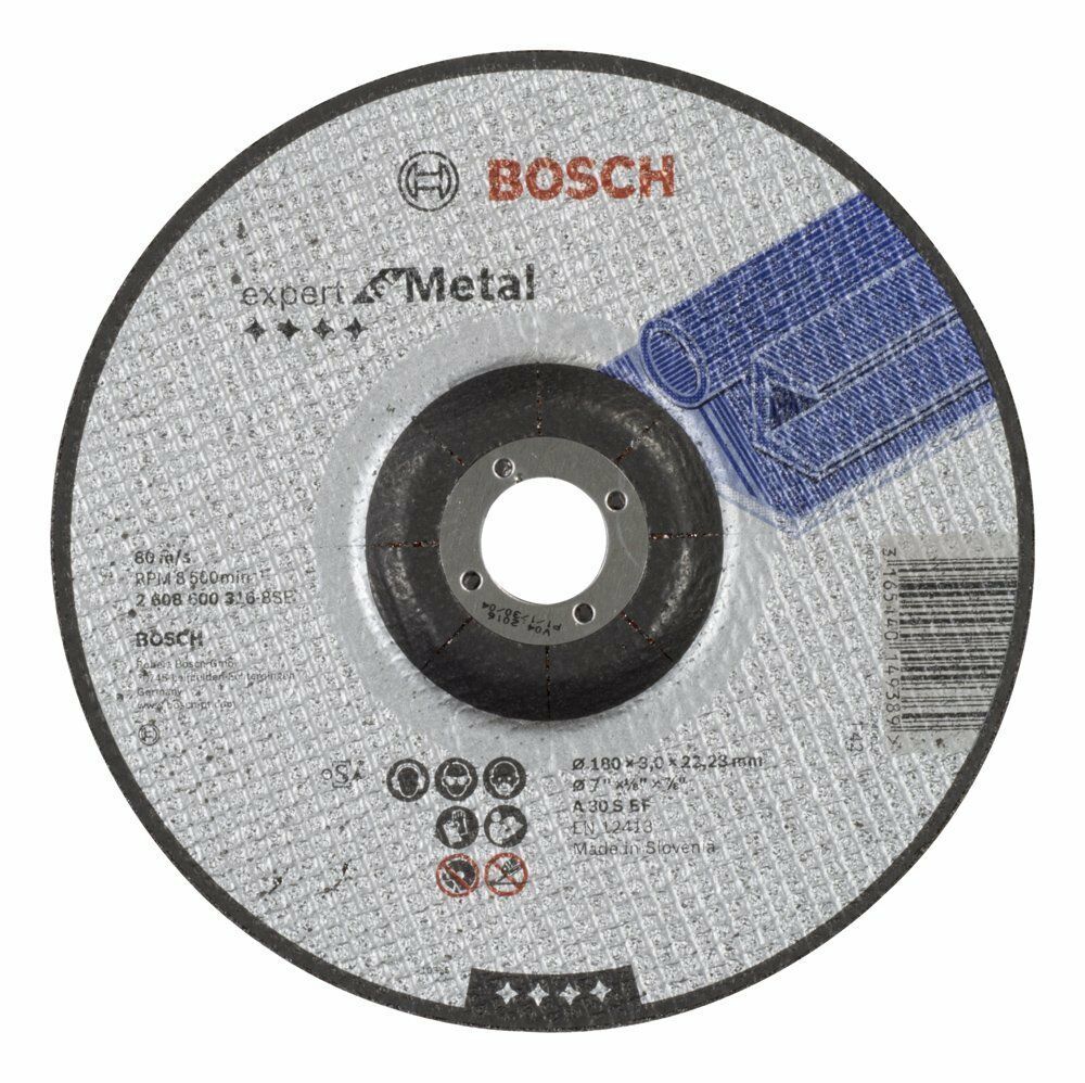 Bosch 180x3 mm Expert for Metal Bombeli 2608600316