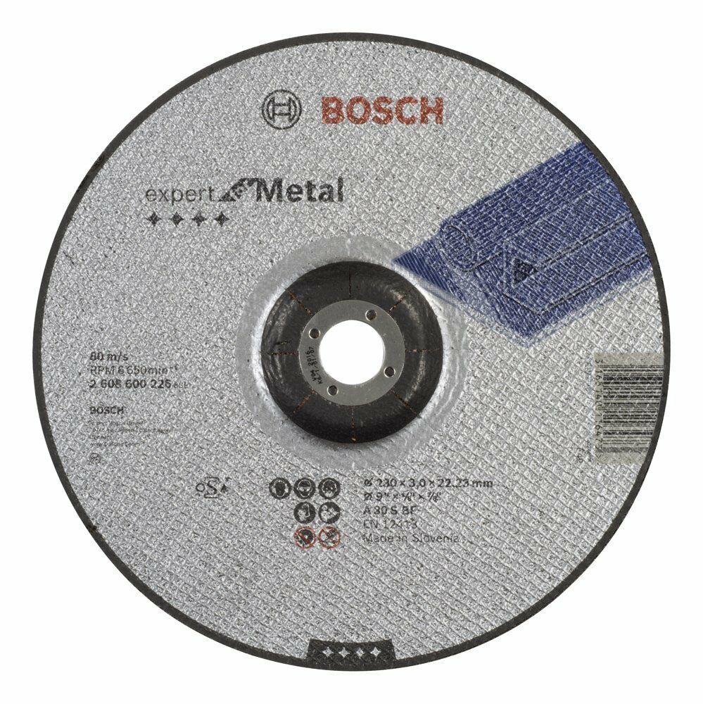 Bosch 230x3 mm Expert Metal Kesme Taşı Bombeli 2608600226