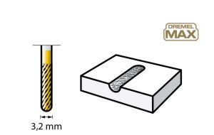 Dremel 9903DM MAX Tungsten Karbit Freze 3,2 mm 26159903DM