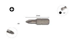 Ceta Form PZ 1 x 25 mm Yıldız Uçlu Bits  CB/351