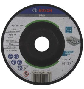 Bosch 125x6,4 mm Expert Inox Taşlama Taşı 2608602488