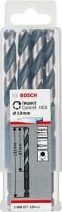 Bosch Impact HSS 10x133mm 5'li 1/4'' Altıgen Matkap Ucu 2608577125