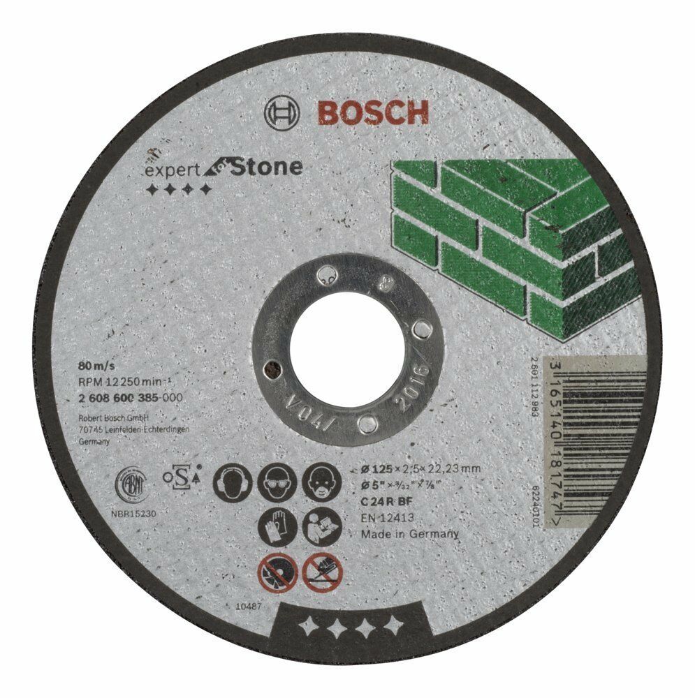 Bosch 125x2,5 mm Expert Taş-Mermer Kesme Taşı Düz 2608600385