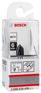 Bosch 6mm Şaftlı V Oluk Freze Ucu 6*9,5 2608628446