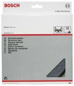 Bosch 200x25x32 mm Zımpara Taşı 36 Kum GBG 60-20 için 2608600111