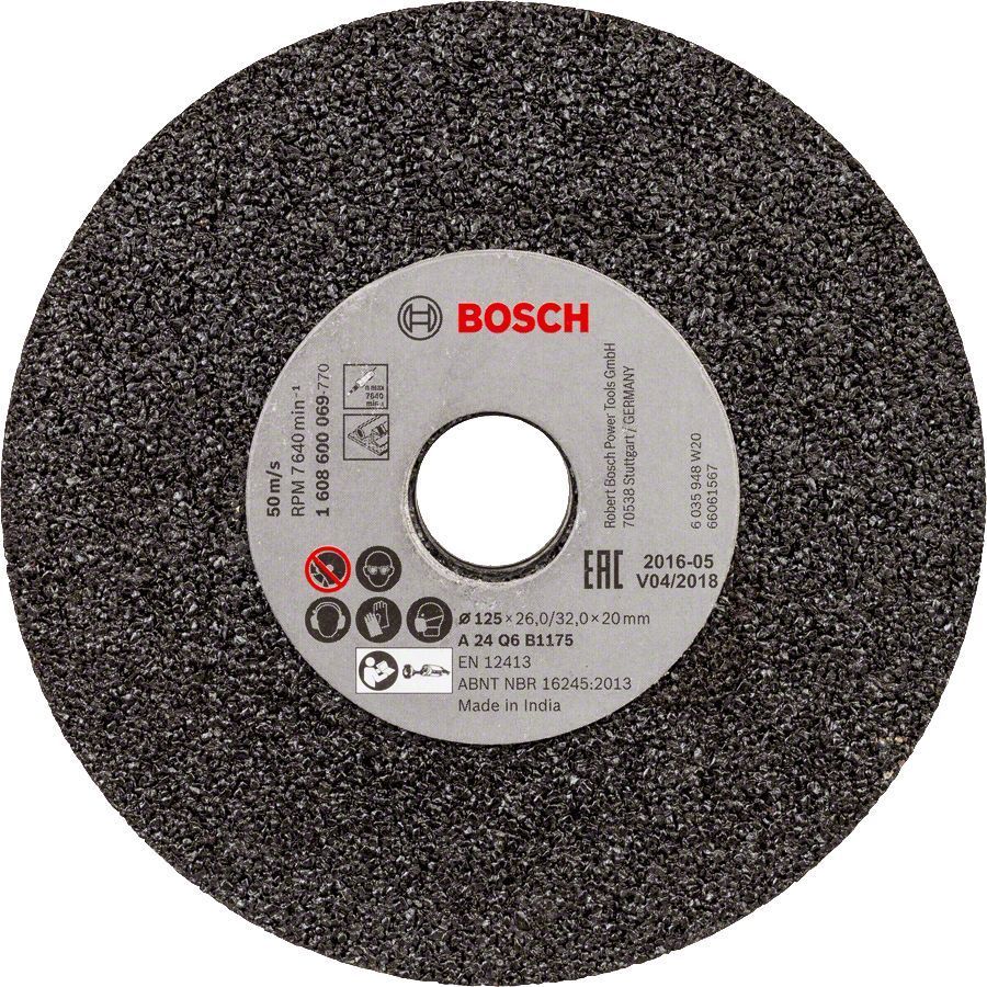 Bosch GGS 6 S İçin 125 mm 24 Kum Taşlama Taşı 1608600069