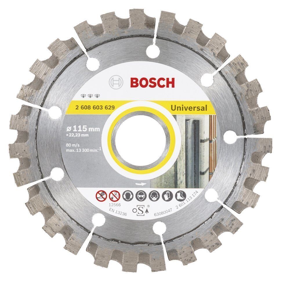 Bosch Best Kesim Donatılı Beton 115 mm Turbo Kesme Diski 2608603629