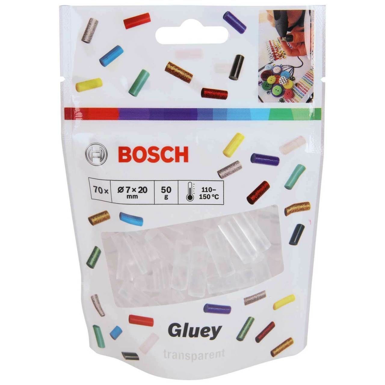 Bosch Gluey Tutkal Çubuğu - Şeffaf 2608002004