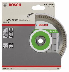 Bosch Best 125 mm Extra Temiz Turbo Seramik Kesme Diski 2608602479