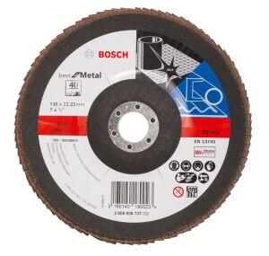 Bosch 180 mm 40 Kum X571 Best İnox-Metal Flap Disk 2608606737