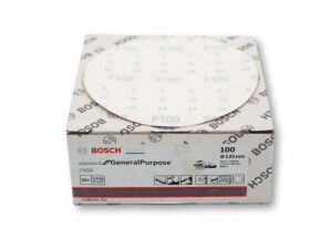 Bosch C450 125 mm Deliksiz 100 Kum Zımpara Kağıdı 50'li 2608621751