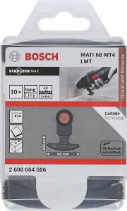 Starlock Max MATI 68 MT4 Karpit RIFF Zımpara Uçlu Testere 40Kum 10'lu 2608664506