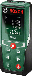 Bosch PLR 25 Dijital Lazerli Uzaklık Ölçer Karton Kutu Versiyon 0603672501