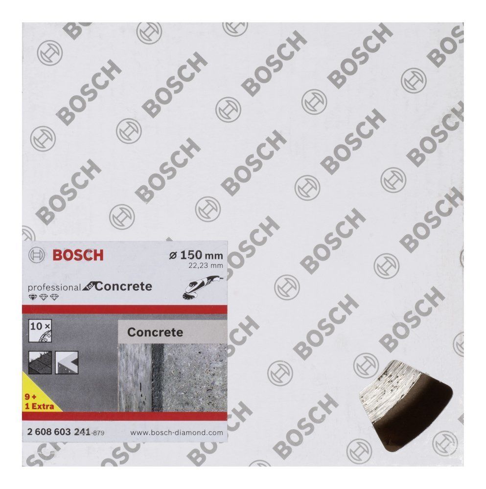 Bosch 9+1 Eko. Paket 150 mm  Elmas Beton Kesme Diski 2608603241