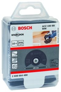 Starlock ACZ 100 BB-BIM Ahşap ve Metal Testere Bombeli 10'lu 2608664480