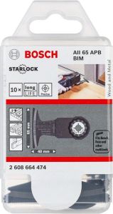 Bosch Starlock - AII 65 APB - BIM Ahşap ve Metal İçin Daldırmalı Testere Bıçağı 10'lu 2608664474