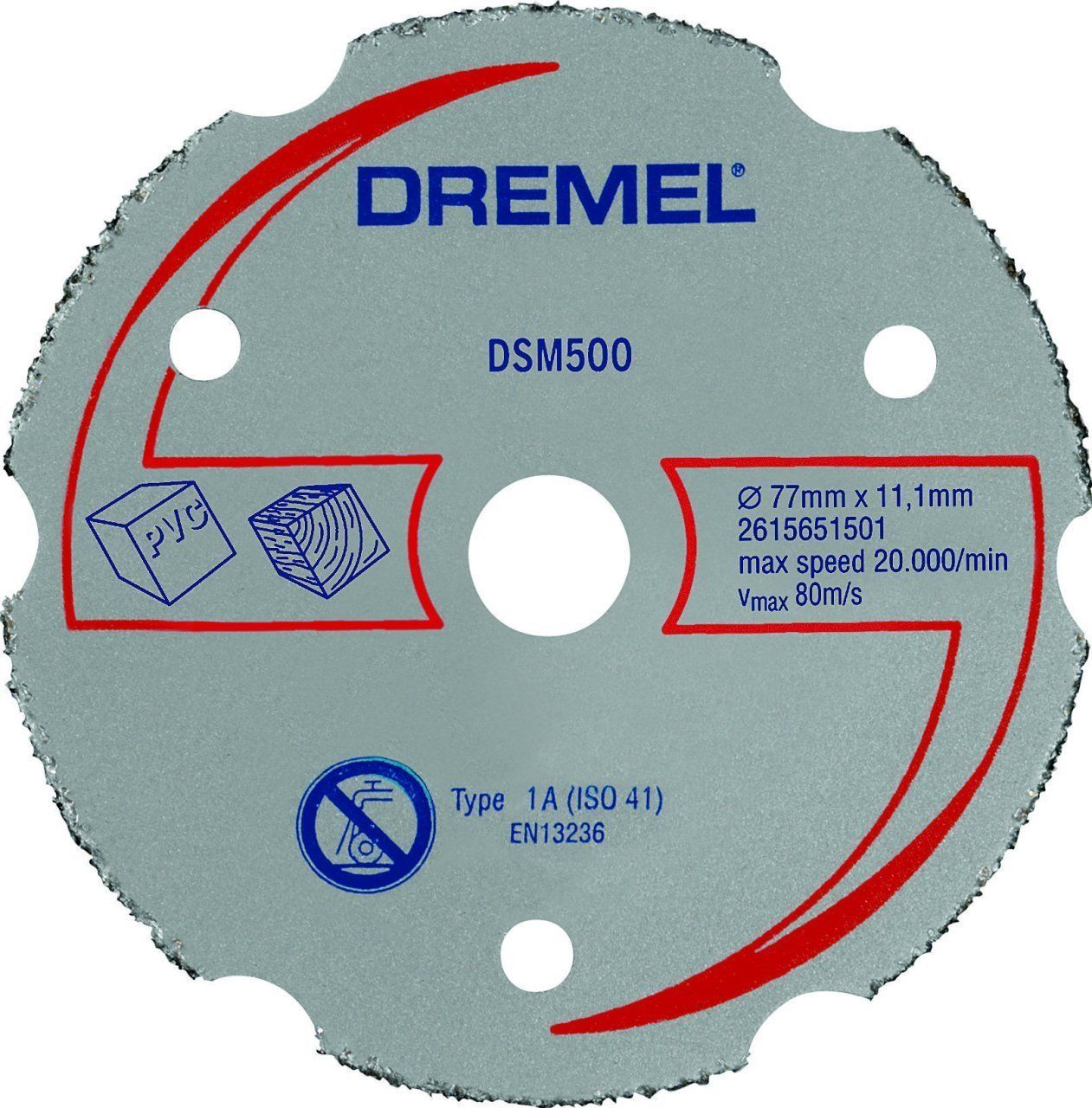 DREMEL DSM500 Çok Amaçlı Karpit Kesme Diski DSM20 İçin 2615S500JA