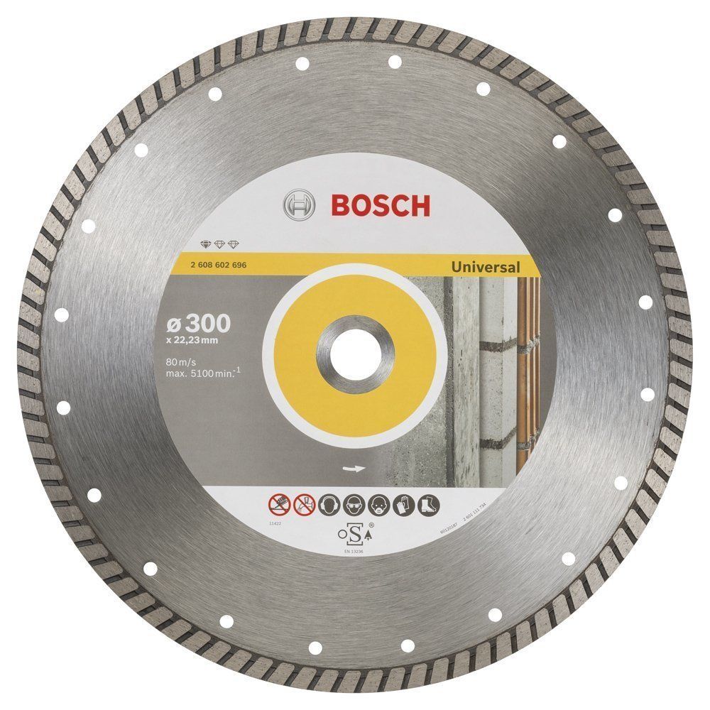 Bosch Tuğla, Harç, Duvar 300 mm Turbo Elmas Kesme Diski 2608602696