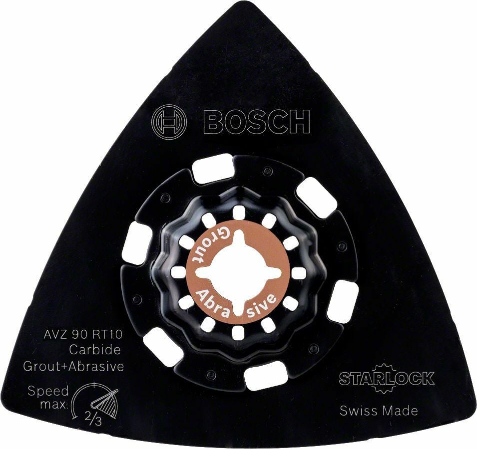 Bosch Starlock - AVZ 90 RT10 - Karpit RIFF Zımpara Tabanı 100 Kum 1'li 2608662908