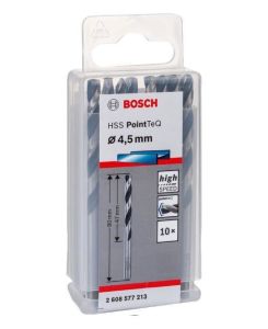 Bosch HSS PointeQ 4,5 mm 10'lu Metal Matkap Ucu 2608577213