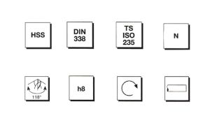 MTE 0,4 mm Taşlanmış Metal Matkap Ucu HSS DIN 338