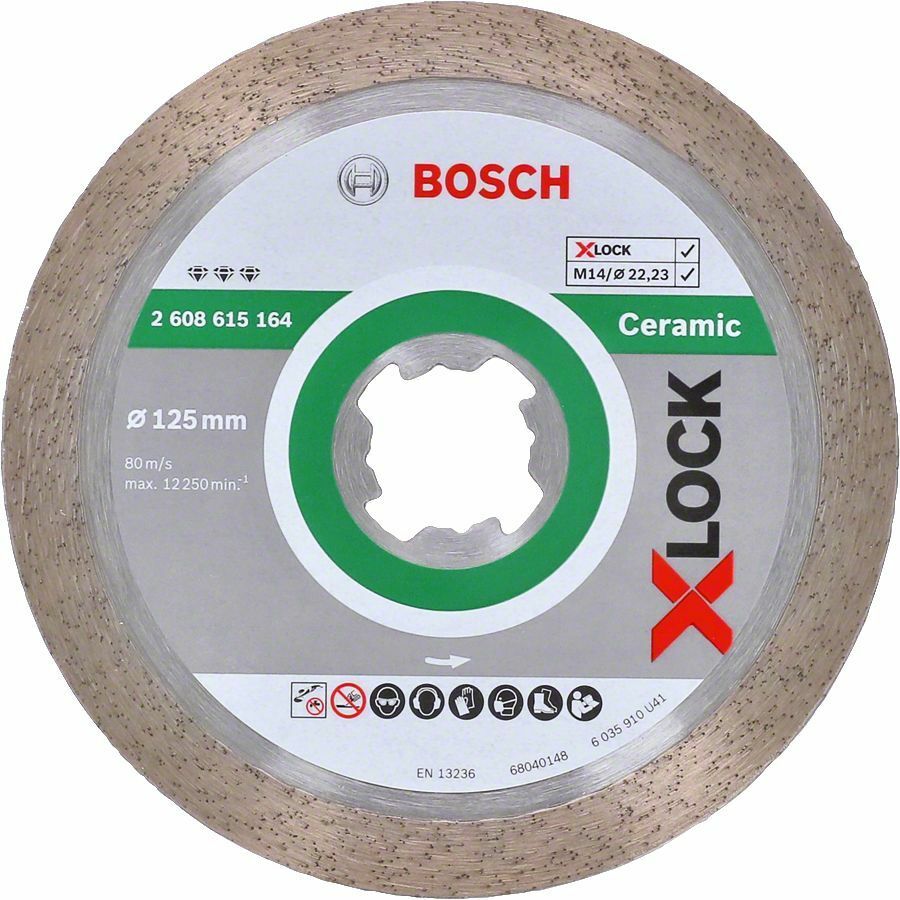 Bosch X-LOCK 125 mm Best Serisi Seramik Kesme Diski 2608615164