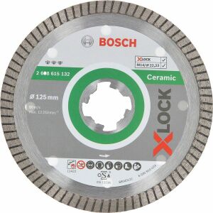 Bosch X-LOCK 125 mm Seramik Kesme Diski Extra Temiz 2608615132 Best Serisi