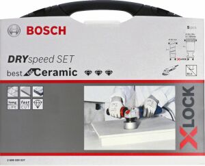 Bosch X-LOCK Kuru Tip Seramik Delici Set 5 Parça (Taşlama İçin) 2608599037